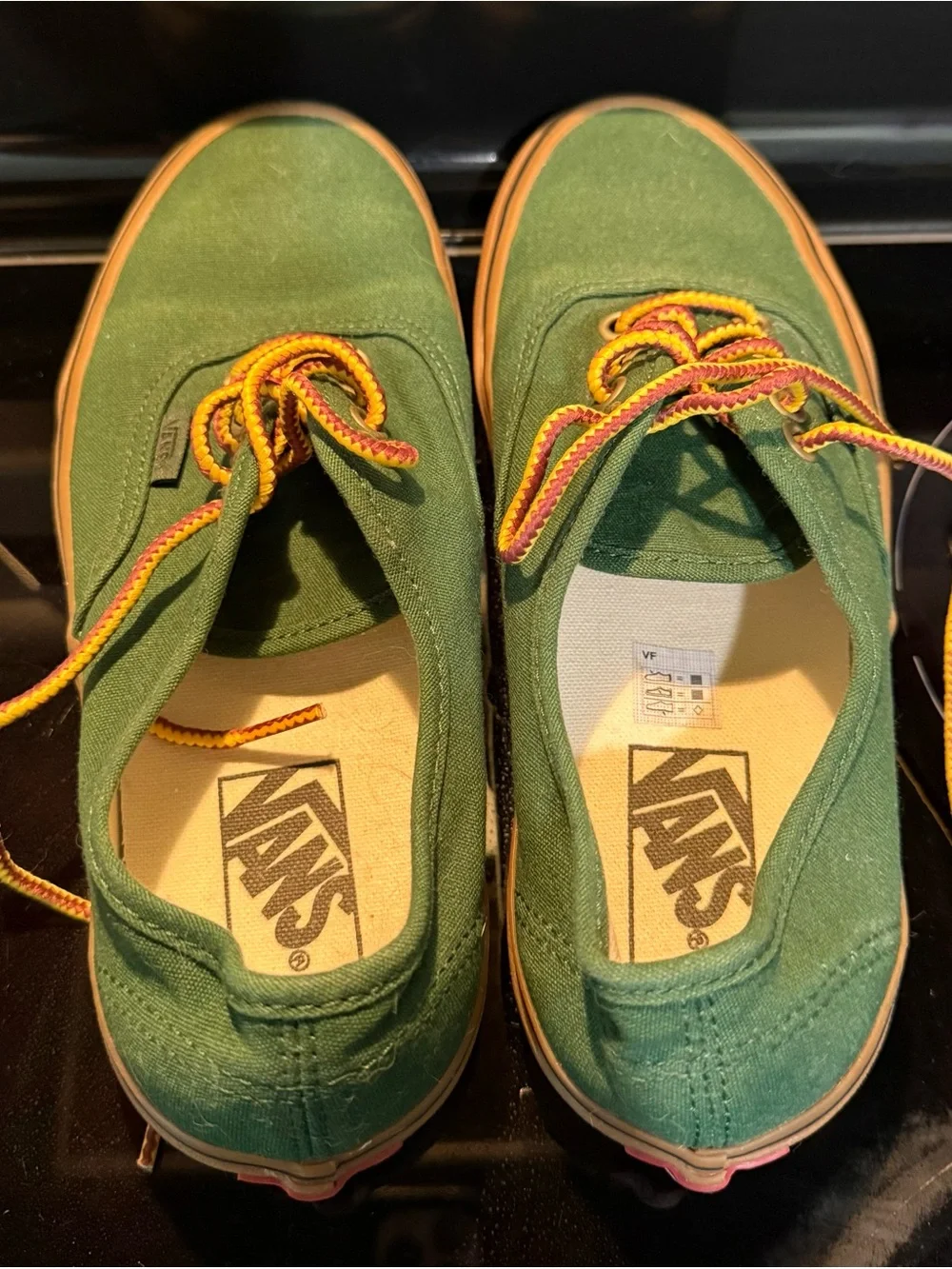 VANS Skate Chukka Low Green Shoes Men Size 6.5 Women Size 8 Y2K